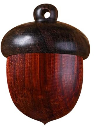 Pilulier portable en bois de format voyage, organisateur de pilules, accessoire de bijoux, organisateur de médicaments pour sac à main comme pendentif Uozonit