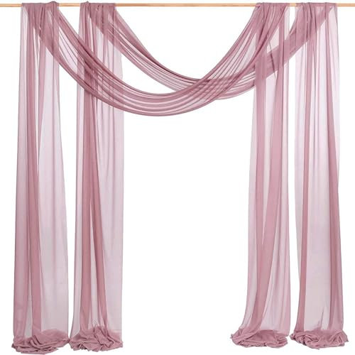 Tessuto drappeggio for arco nuziale, drappo for arco nuziale, runner da tavolo lungo for matrimonio, tessuto chiffon, tenda mantovana, tende da soffitto, arco nuziale, fondale, tenda mantovana for arc
