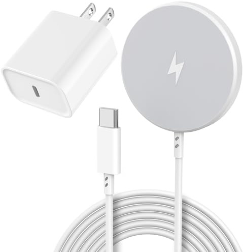 [Apple MFi Certified]Magnetic Wireless Charger Apple Mag Safe Charger,15W 6FT Fast Wireless Charging Pad for AppleiPhone 16 Pro Max/16 Pro/16 Plus/15 Pro Max/14/13/12/AirPods3/2/Pro/Pro2,Charging Pad