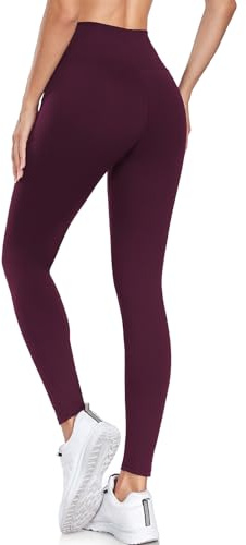 Gtievruo Leggins Deportivos Mujer Leggings Cintura Alta Opacos Pantalones de Yoga Mallas Deporte Leggings Mujer para Running Fitness Pilates