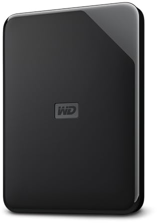WD 2TB Elements AE Portable External Hard Drive, SuperSpeed USB 3.2 Gen 1/USB 3.0, Plug-and-Play, Formatted for Windows, Black