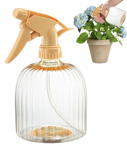 Sprühflasche – PP-Kopf, Haustierkörper, 600 ml, ergonomische Dose | Einstellbarer Sprühnebel für die Pflege und Reinigung von Friseuren | Wasserflasche – J