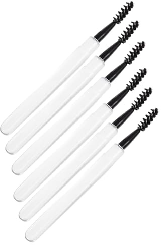 WOFASHPURET 6pezzi Applicatore per Mascara Pennello per Ciglia Scovolino per Ciglia Pennello per Trucco per Sopracciglia Portatile e Leggero