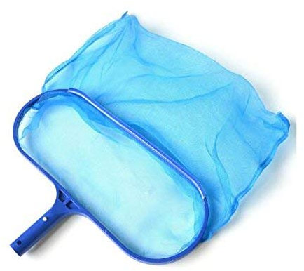 Istloho Piscina Cabezal Pesado Lavado Pared Pincel Pool Skimmer Net Recoge Hojas, Recogehojas para Piscinas, Azul[tamaño: 42.5x29cm]
