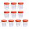 Récipient Scellé à l'Urine de Tasse d'Échantillonnage En Plastique De 60ml Tasse d'urine, 10 Pièces, 60ml