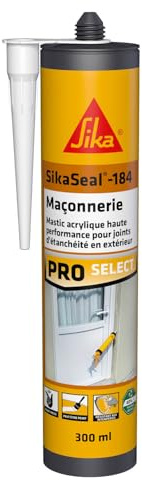 Mastic acrylique - SikaSeal-184 Maçonnerie - Blanc - 300ml