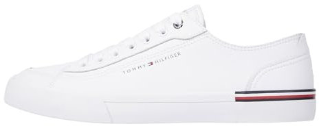 Tommy Hilfiger Herren Sneaker Schuhe, Weiß (White), 41