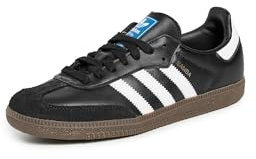 adidas Originals Samba Herren-Fußballschuh, Schwarz/Weiß/Granit, 40 EU