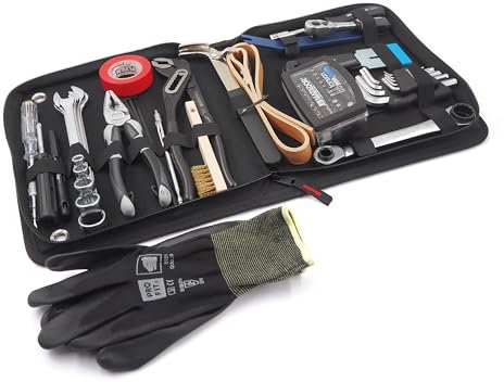 MATADOR Werkzeugtasche Auto | KFZ Werkzeug Set 67-tlg. Inkl. Bit Set | Motorrad Werkzeug Set | Camping Werkzeug | Werkzeug Boot | Werkzeugtasche gefüllt | MATADOR Werkzeug Nr. 81070001