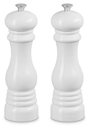 Le Creuset Salt and Pepper Mill Set 8-Inch, White
