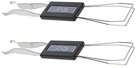 DIYEAH 2 Piezas Extractor De Teclas para Teclado Mecanico Unidades Herramienta Keycaps Extractor De Teclas para Teclados Mecanicos para Limpieza y Mantenimiento