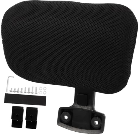 UTHCLO Cuscino Poggiatesta Regolabile per Sedia Ufficio con Supporto Ergonomico per Clip Facile da Installare Aumenta Altezza Schienale Comfort al Computer