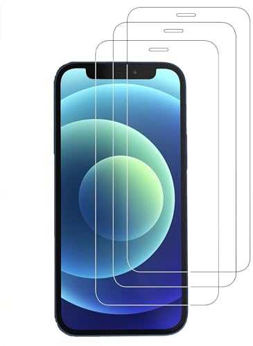 3 stycken skydd härdat glas för iPhone 12 mini skärm skyddsfilm skärmskydd skyddsfilm anti-repor 9H hårdhet HD skärmskydd 5,4 tums mobiltelefon fast härdat glas ultra klart ultraresistent