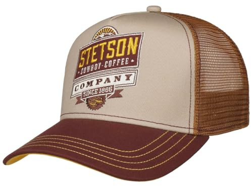 STETSON Cowboy Coffee Truckerkeps snapback Unisex Aret runt