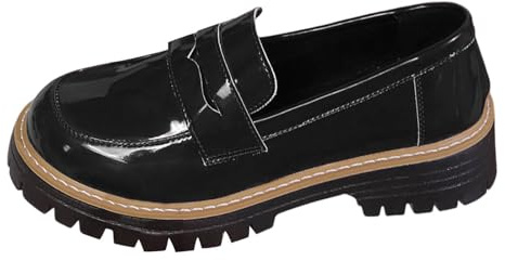 Tobysper Traditional Shoes Women's Men's Haferl Shoes Elegant Costume Shoes Optimal Fit Traditional Design Medieval Business Outfit for Oktoberfest and Celebrations, O Black, 10 UK