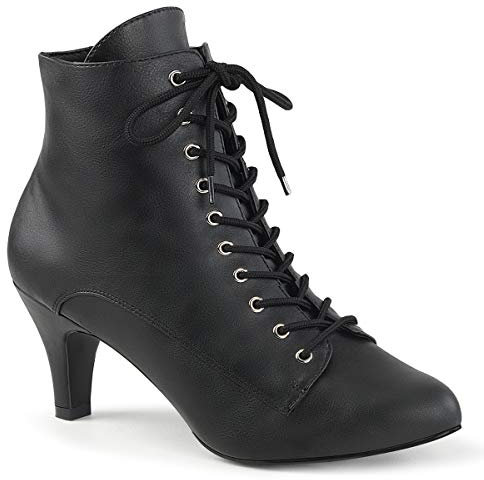 Pleaser Pink Label DIVINE-1020 Blk Faux Leather UK 9 (EU 42)