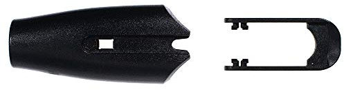 West Coast Paracord - Abrazaderas de cuerda de plástico negro – Amarres, lazos de cuerda, utilidad general y mucho más, (14 mm – 16 mm, 10 unidades)