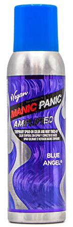 Manic Panic Amplified Temporary Hair & Root Touch Up Colour Spray - Blue Angel - 125ml