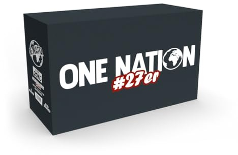 One Nation 20 kg de carbón para shisha 27 | carbón natural de 100% coco | sin aditivos químicos | Hasta 120 minutos de combustión