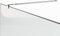 i-flair Haltestange für 6/8/10 mm Walk In Duschwände mit drehbarem 360° Gelenk - Stabilisator verchromt mit Verstellbereich 80-123 cm für Glasduschen 20M
