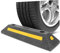 DOITOOL Autostopper Autogaragenradstopper Parkklotz Autoparkstopper Radstopper Mit Reflexstreifen Gummiparkplatzstopper Garagenautostopper Schwere Schwarze Stoßstange Schwarz Garagenstopper