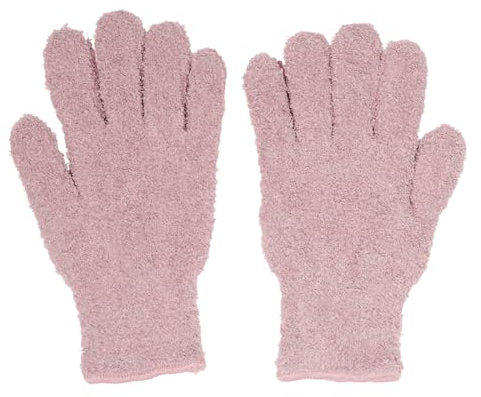 JNNJ 1 Pairs Microfiber Car Wash, Car Wash Mitt Microfiber Wash Gloves, Anti-Streak & Anti-Scratch Car Cleaning Mitt, Soft Absorbent and Scratch-Free Cleaning Gloves for Auto, Motorcycle(Pink)