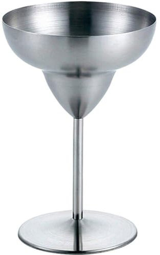 Gasas De Margarita De Acero Inoxidable Copias De Vino De Cóctel Martini Plateado Copas De Vino De Metal