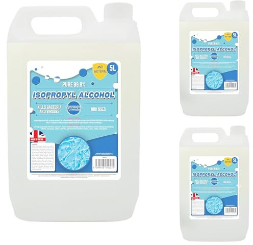 All Purpose Household Cleaning Disinfectant Strong 5L Isopropyl Alcohol IPA For Grease, Dirt, Oil, Dust, Glass & Electronics (1 x 5 litres)