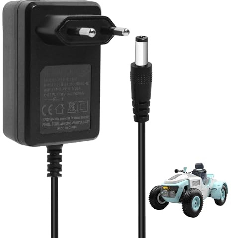Cargador eléctrico de 6 V para juguetes Moto Coche SUV y ATV Ride-Ons Accesorios