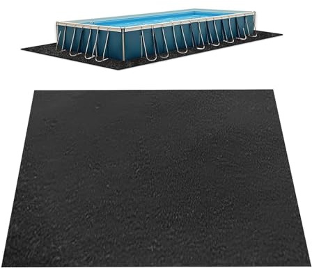 Bodenplane Pool Rechteckig, 150 x 200 cm Poolmatten Schutzboden Poolunterlage, Bodenschutzplane Für Aufstellpool, Pool Unterlage Outdoor, Verhindert Löcher Und Verlängert Die Lebensdauer