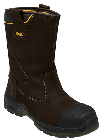 DEWALT MILLINGTON 10 Millington Brown Non-Metallic/Lightweight/Waterproof Rigger Boot, size 10 UK