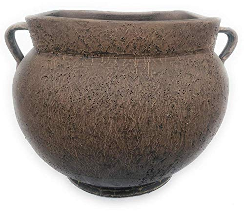 Maceta de barro rustica dos asas 4 PICOS G exterior e interior 25 cm x 30 cm