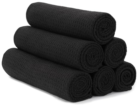 S&T INC. Microfiber Gym Towels, Yoga Towel for Home and Gym Bag, 16 Inch x 27 Inch, 6 Pack