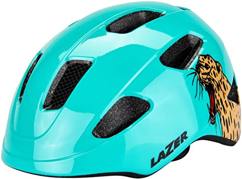 LAZER Helm Nutz Kc Roaring Cat Uni Fahrradteile, grün, Einheitsgröße