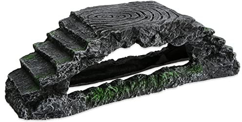 Saim Schildkröte Basking Plattform Reptilien Ramp Groß Terrarium Aquarium Rock Dekoration Zubehör Für Schildkröte und Gecko Hideout
