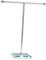 F Fityle Jewelry Stand Tabletop Jewelry Organizer T Shaped Necklace Holder Metal Earring Display Stand Jewelry Holder Jewelry Shelf for Bangles, Silver Plating