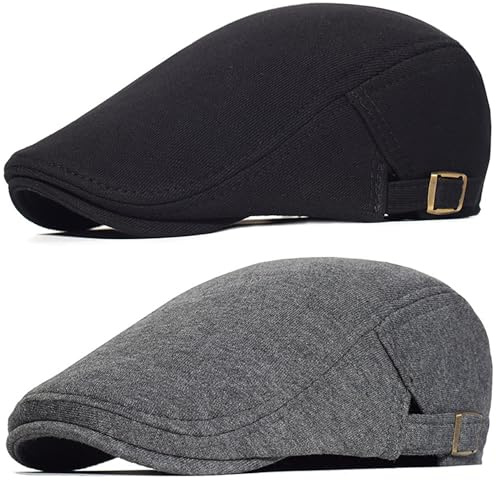 BABAHU Men's Newsboy Cap Gatsby Flat Cap Lvy Irish Hats Driving Cabbie Hunting Cap