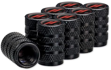 Misuyue Ventilkappen Auto 8er Set - Ventilkappen Fahrrad - Aluminium Reifenventilkappen - Autoventil Kappe für LKWs Motorräder Geländewagen und Fahrräder - Reifenmarker Autozubehör