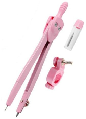 Compasso a Regolazione Rapida, Compasso Balaustrone, Kit Compasse Studio Include Mine di Ricambio (Set 3 pcs -12cm)
