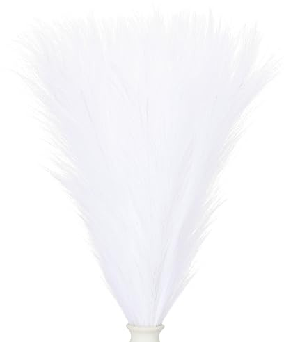 PATIKIL 55 cm Pampasgräsdekor, 30 st konstgjort Pampasgräs bulk fluffigt falskt Pampasgräs liten torkad, vit