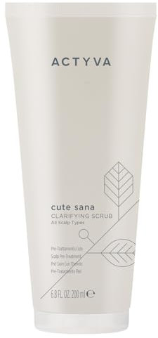 Actyva - Cute Sana Clarifying Scrub Esfoliante per Cuoio Capelluto con Azione Purificante e Normalizzante - 200 ml