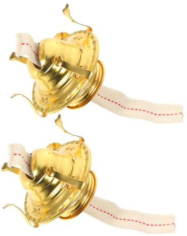BUGUUYO 2 st Retro Kerosene Lamp Regulator i Oljelampa Brännare för Hem Utomhusbruk Tillbehör för Kerosenlampor
