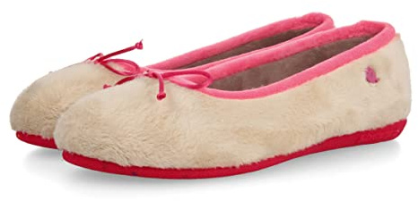 Zapatillas de Estar por casa Tipo Bailarina Color Beige Hot Potatoes preseka