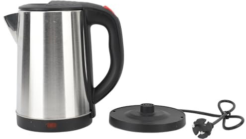 Bouilloire électrique 2,5 L en Acier Inoxydable à ébullition Rapide, Bouilloire électrique à thé, Bouilloire à café, Chauffe-eau avec ébullition Rapide, (Prise UE 220V)