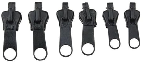 Kit de reemplazo de cremallera,Kit de reparación de reemplazos de tirador de cremallera - Cremalleras de costura Tirador de, de reparación de cremalleras para manualidades, deslizador de