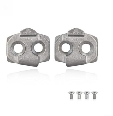 TONIXY Lot de 2 cales à crampons en acier inoxydable pour vélo de montagne, unisexe, 3 x 2,7 cm, légères 38,4 g, avec vis