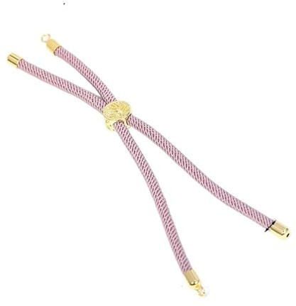Diyouke 4 justerbara repkedjor för att göra armband, halvfärdig flätad sladdkedja för kvinnor och hantverksentusiaster.