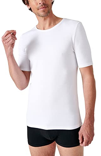 Damart - T-Shirt Maille Classique Thermolactyl, Homme, Blanc, Taille XXL, Manches Courtes