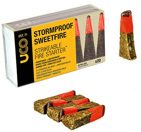 UCO Stormproof Sweetfire Strikeable Firestarters PK20