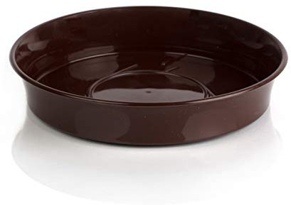 Kimmel Soucoupe pour Pot de Fleurs, diamètre : 16 cm, Marron, Petit